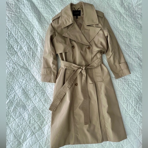Classic look Banana Republic trench coat Size MPetite - Picture 5 of 11